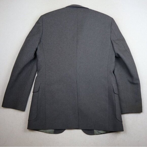 VINTAGE MEN'S GRAY SPORT COAT BLAZER SUIT JACKET - HAGGAR - SIZE 40S - Picture 9 of 15
